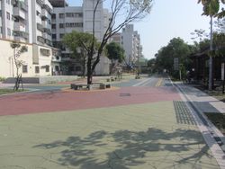 구 사커 신호장 유적 공원과 탄야신 자전거 도로