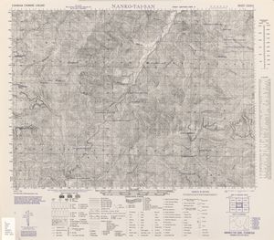 다퉁 지역 지도(남부) (1944년)