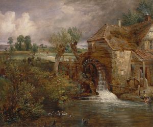 존 컨스터블의 파람 밀(Parham Mill), 1826년.