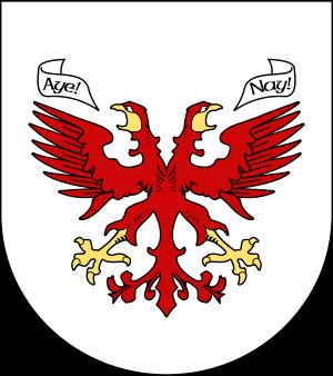 그랜드 펜윅의 문장 (깃발과 동일한 디자인 사용)