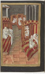 히페름네스트라와 뤼케우스, 남편을 죽이는 다나이스. 로비네 테스타르의 미니어처.