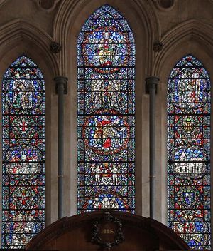 존 샐먼의 템플 교회 동쪽 창 (2009)