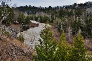 루즈 국립 도시 공원의 리틀 루즈 크릭. 이 하천은 스카버러를 관통하는 두 개의 유역 중 하나이다.