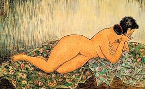 Untitled, 1930. 잉크와 과슈 on 종이.