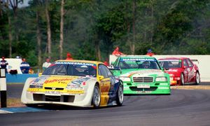 1995년 도닝턴에서 오펠 칼리브라 V6 4x4, 메르세데스-벤츠 AMG C-클래스, 알파 로메오 155 V6 Ti