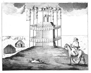 코슈트 왕자의 장례 기념물.