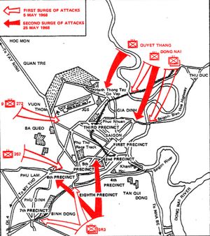 1968년 5월, 사이공 공격 2단계
