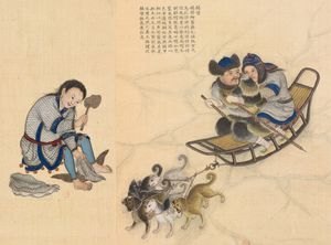 헤저족(赫哲), 황청직공도, 1769