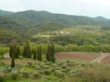 바토페디 수도원 주변 지역의 모습