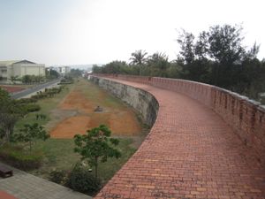 헝춘고성 성벽(북문과 서문 사이)