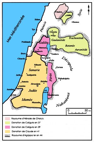 아그리파 1세 왕국의 변천