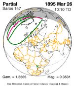 1895년 3월 26일 (사로스 147)