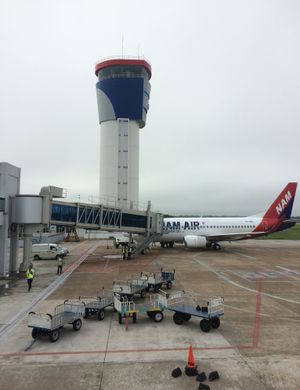 수파디오 공항 신규 항공 교통 관제탑