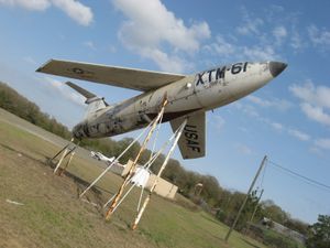 "XTM-61" 조지아주 호킨스빌-펄래스키 카운티 공항에 전시