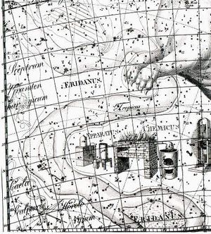 요한 보데의 『우라노그래피아』에 그려진 에리다누스자리