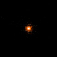 NASA의 찬드라 X선 관측소에서 촬영한 주황색 거성인 베타 케티의 이미지.