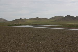 헹티 현의 군-갈루트 자연 보호구 주변의 케룰렌 강