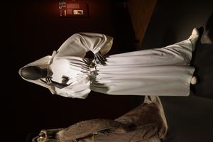 초기 스타워즈 영화의 레아 공주 흰색 가운