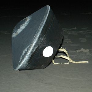 회수팀이 본 착륙 캡슐