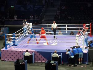 여자 75kg급 경기 예선전