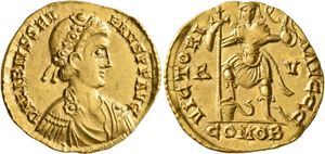 패칭 호드의 동전은 세베루스 3세의 이름으로 주조된 금화 솔리두스였다.