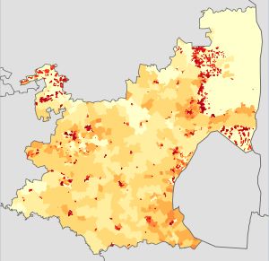 음푸말랑가주 인구 밀도