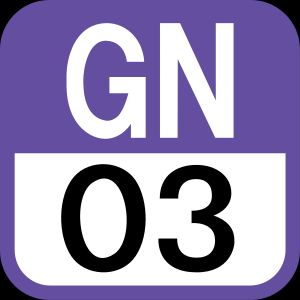 역 번호 GN03
