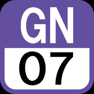 역 번호 GN07