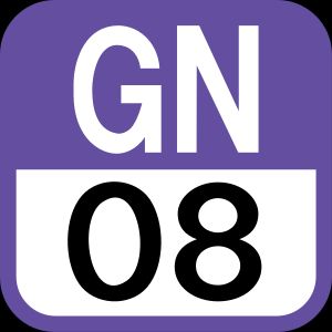 역 번호 GN08