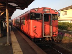 야마구치선 통근 라이너(유다온센역)