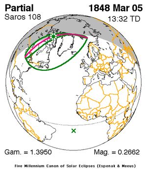 1848년 3월 5일 일식