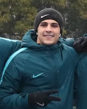 2018년 1월 카타르 U-23 팀에서 뛰고 있는 바삼 알라위