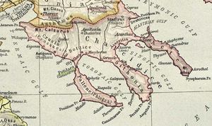 고대 할키디케 지도