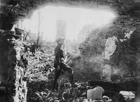 1918년 5월 독일 포격 이후 베튄