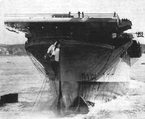 「렉싱턴」의 진수식