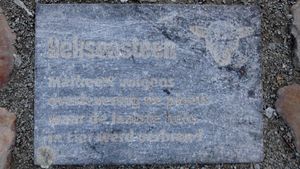 시장 광장에 있는 "마녀의 돌"