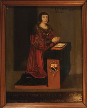 16세기 프랑스 학교 그림 속의 바야르 기사