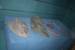 한나라 시대의 철제 쟁기 날