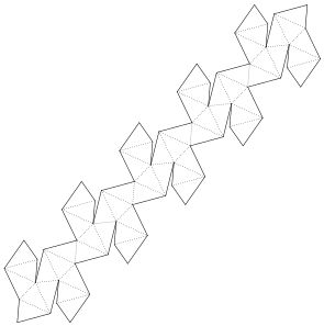 큰 별모양 십이면체의 완전한 전개도