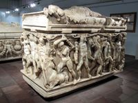 콘야 고고학 박물관의 헤라클레스(Hercules) 석관(Sarcophagus)