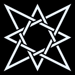 정사각형 속 팔각별