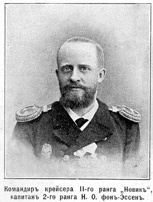 노비크 함장으로서의 니콜라이 폰 에센