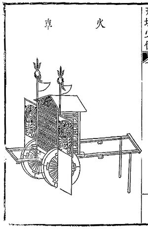 1813년 『융원필비』에 묘사된 화차