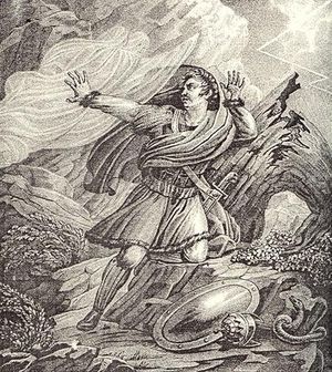 19세기, 보리스 초리코프의 동판화 "패배한 스뱌토폴크"