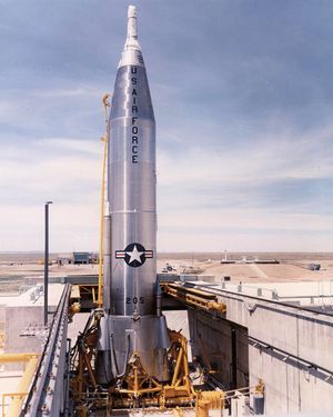 SM-65D 아틀라스 미사일 58-220, F. E. 워렌 공군기지