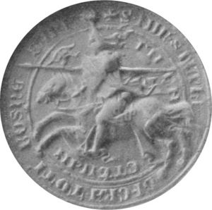 국왕 트브르트코 1세의 인장