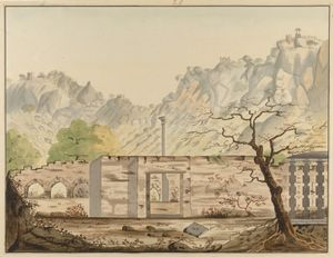  수채화 - 레디 왕국의 콘다비두 요새.