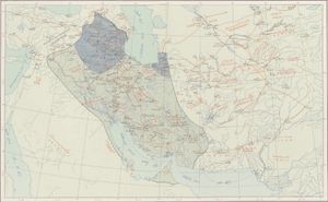 부이 왕조 시대의 이란 지도