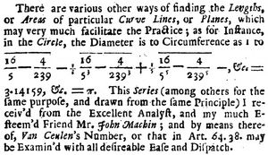 존스의 π 사용법
