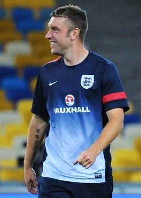 2013년 잉글랜드의 웜업 중인 램버트